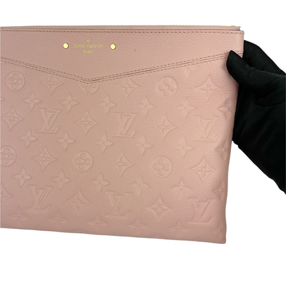 Louis-Vuitton Empreinte Daily Pouch Rose Poudre