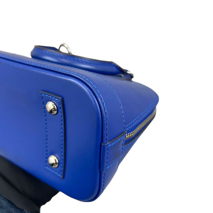 Louis-Vuitton Alma BB Epi Blue SHW