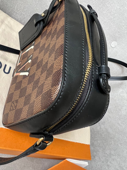 Louis Vuitton Santa Monica Damier Ebene and Black