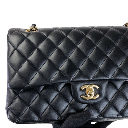 Classic Flap Black Medium Lambskin GHW