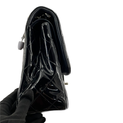 Double Flap Jumbo Patent Black SHW