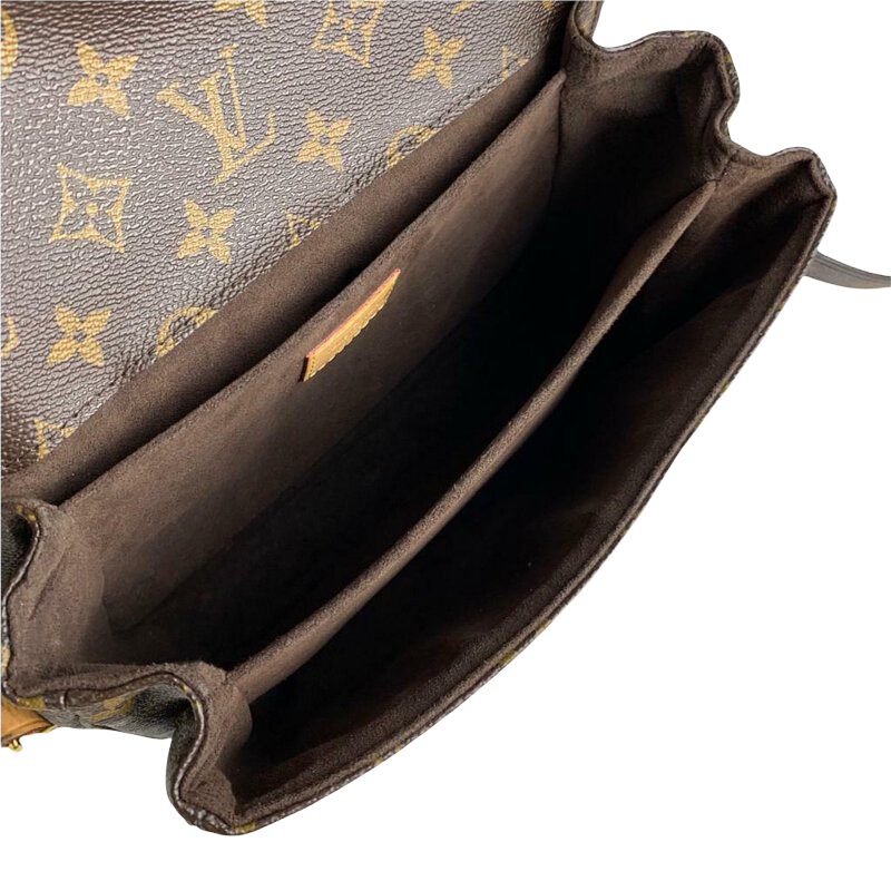 Louis-Vuitton Pochette Metis Leather Monogram GHW