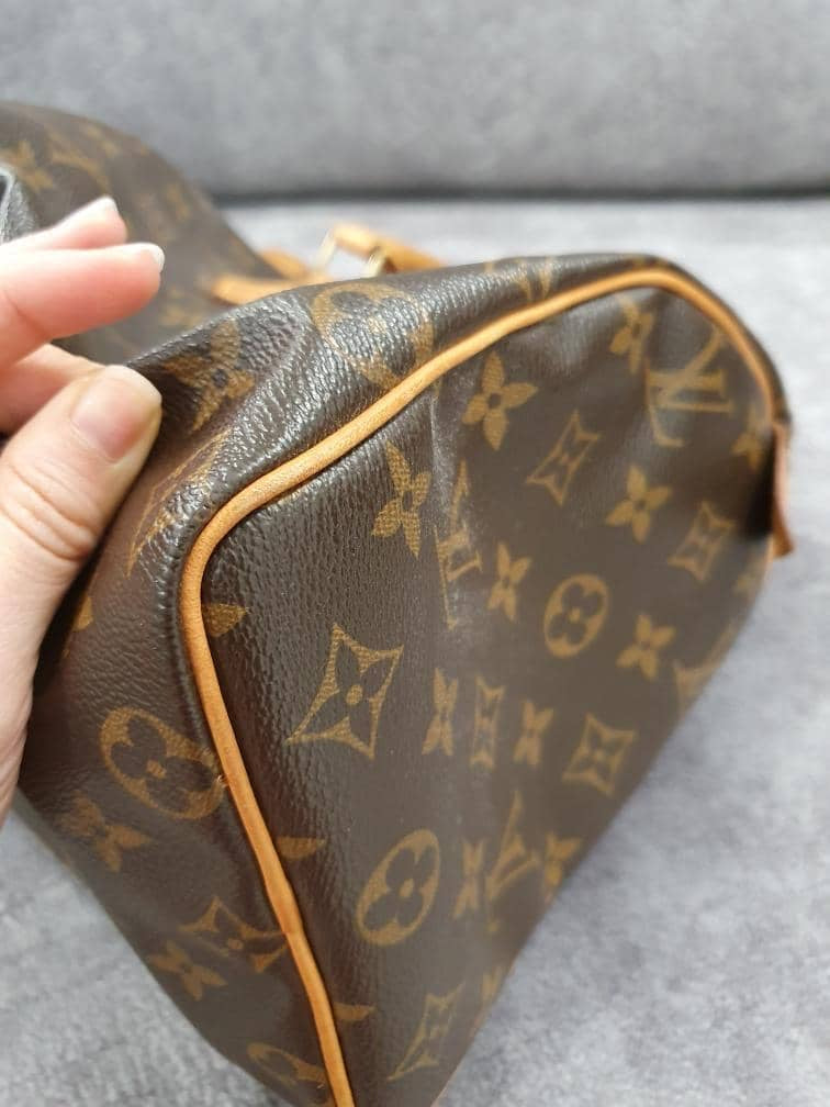 Louis-Vuitton Vuitton Speedy 25 Monogram Canvas Handbag