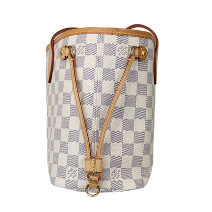 Louis-Vuitton Neverfull PM Damier Azure Canvas White GHW