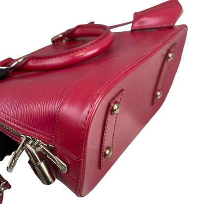 Louis-Vuitton Alma BB Epi Leather Red SHW