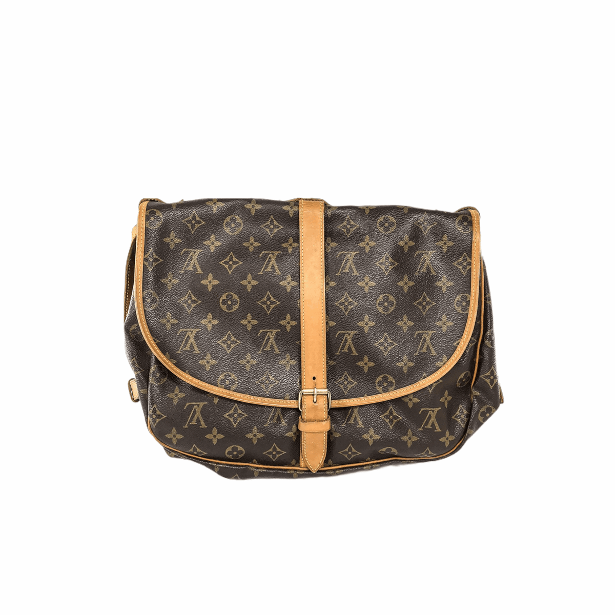 Louis-Vuitton Vintage Monogram Saumur 35 Monogram Cross Body Bag