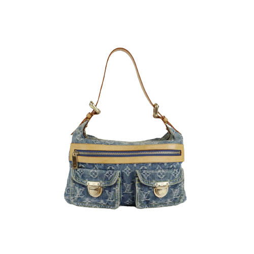 Rank AB ｜ LV Monogram Denim Buggy PM Shoulder Bag  ｜  072107