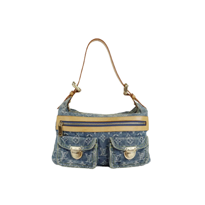 Rank AB ｜ LV Monogram Denim Buggy PM Shoulder Bag  ｜  072107