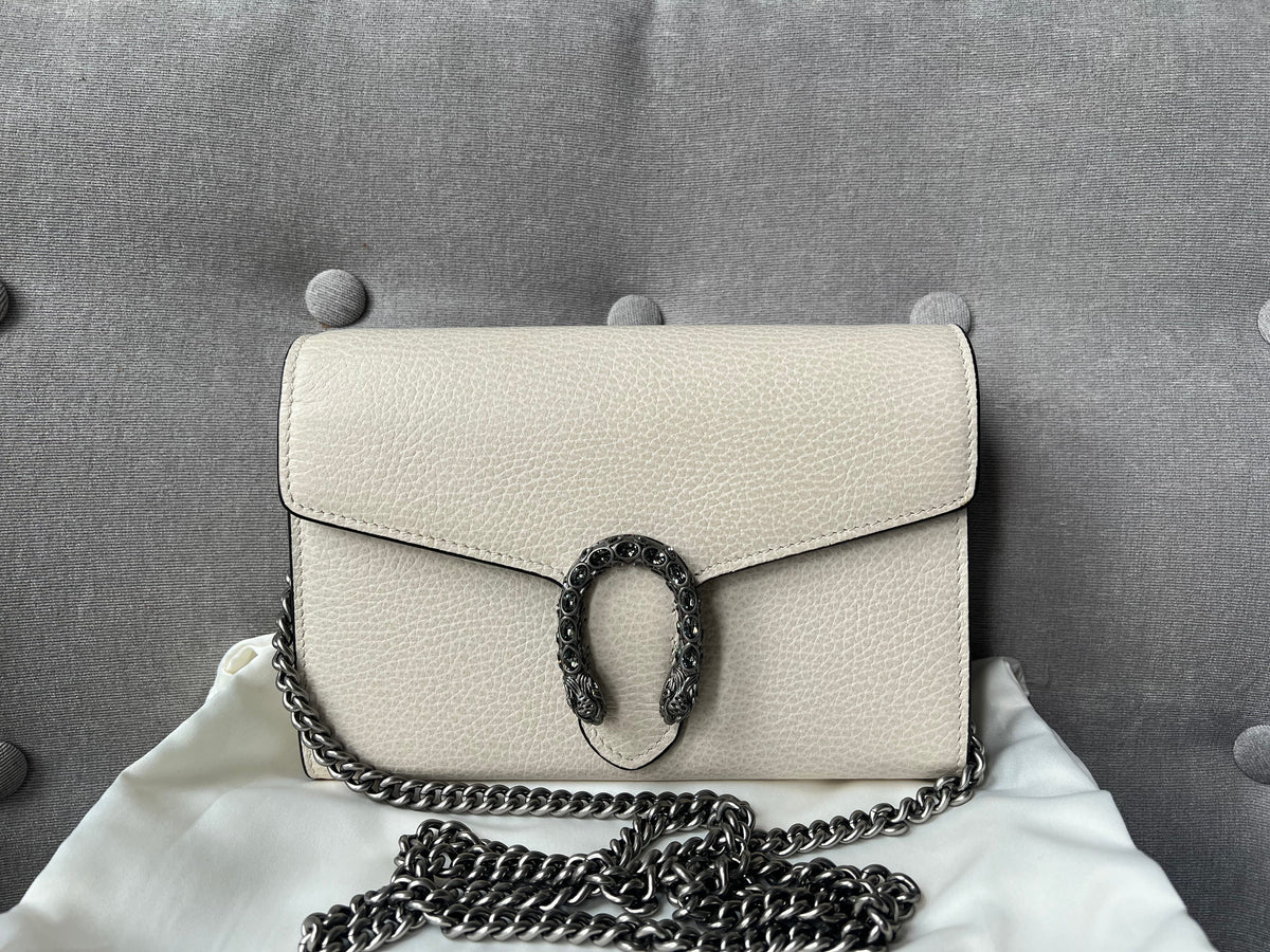 Gucci Dionysus White Mini Chain Bag (RRP £1340)