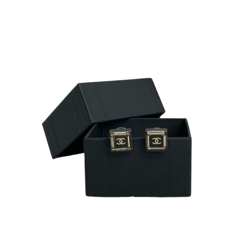 Square Acrylic Earrings GHW