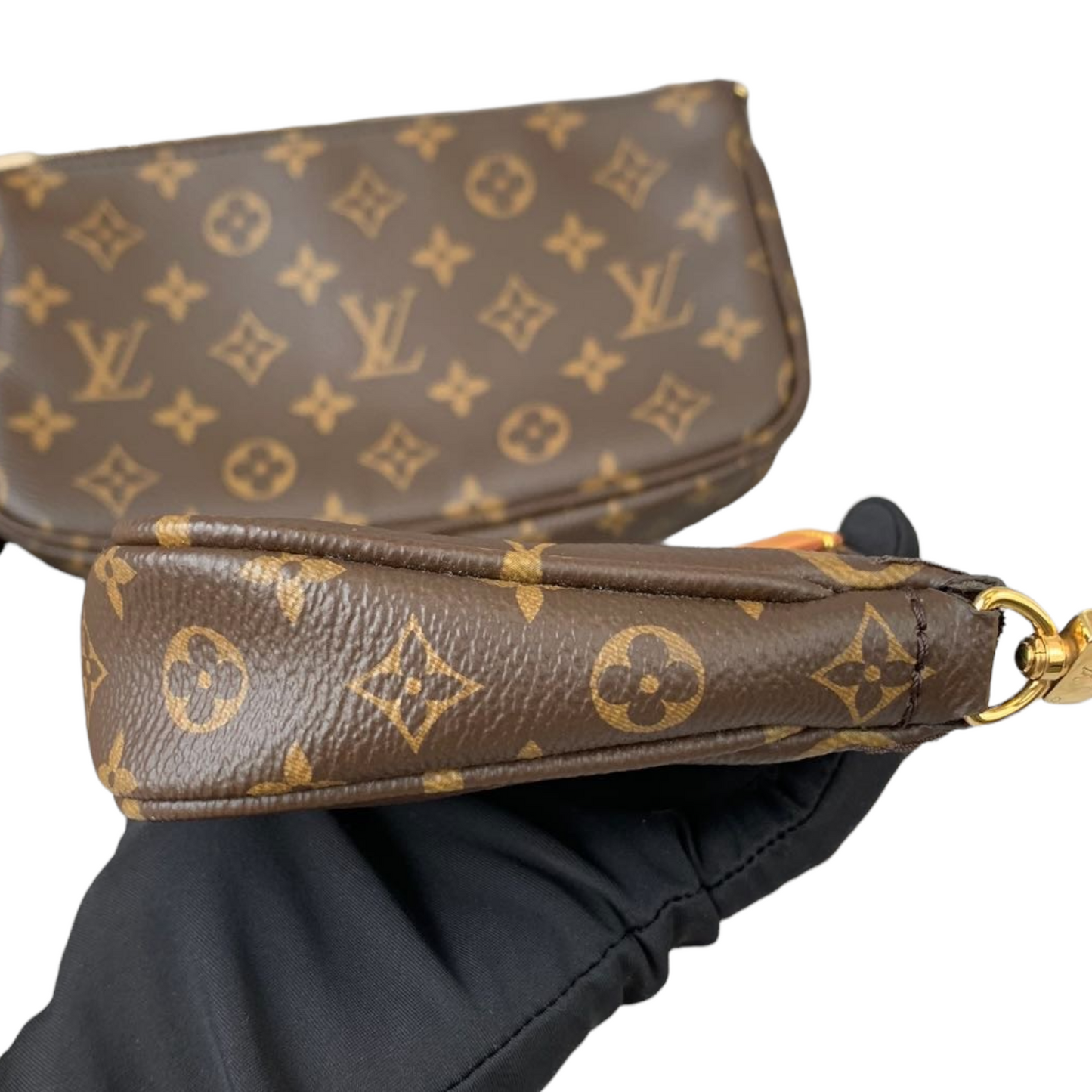 Louis-Vuitton Monogram Multi Pochette Accessoires Khaki GHW