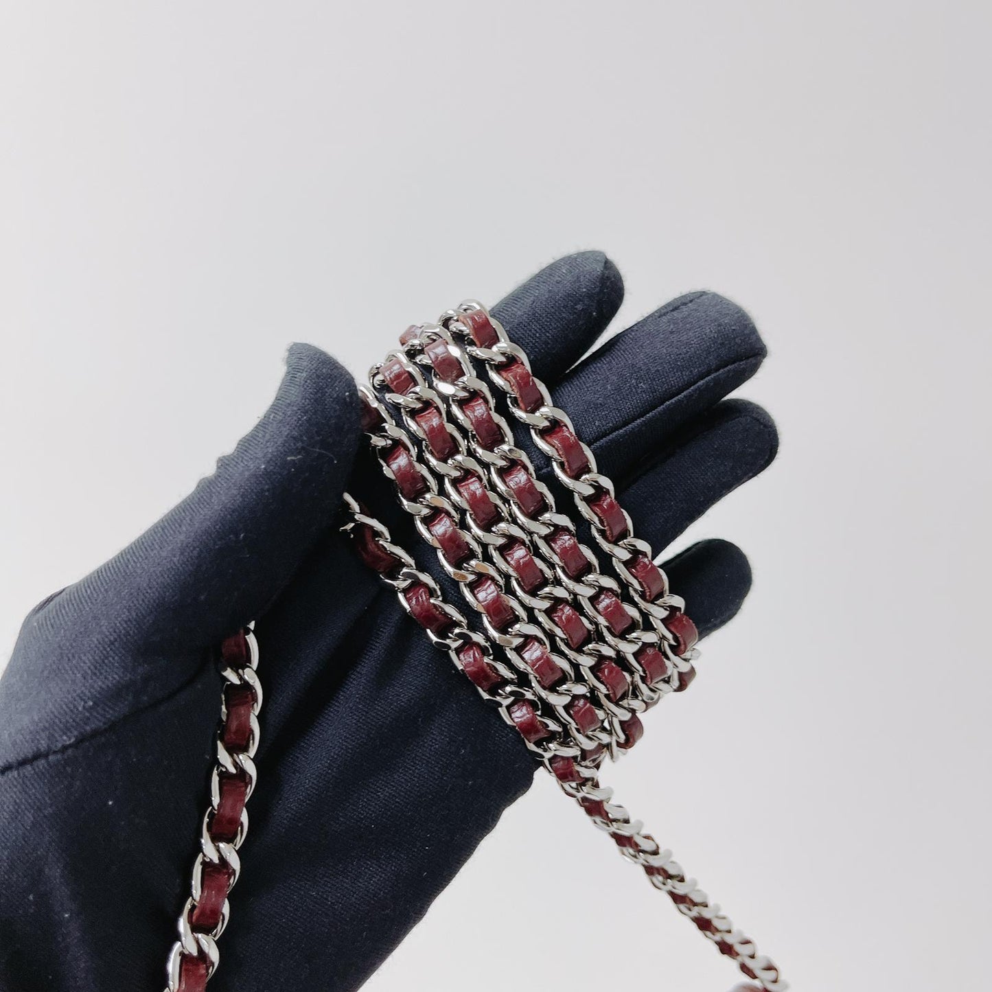 Timeless CC Wallet on Chain Burgundy