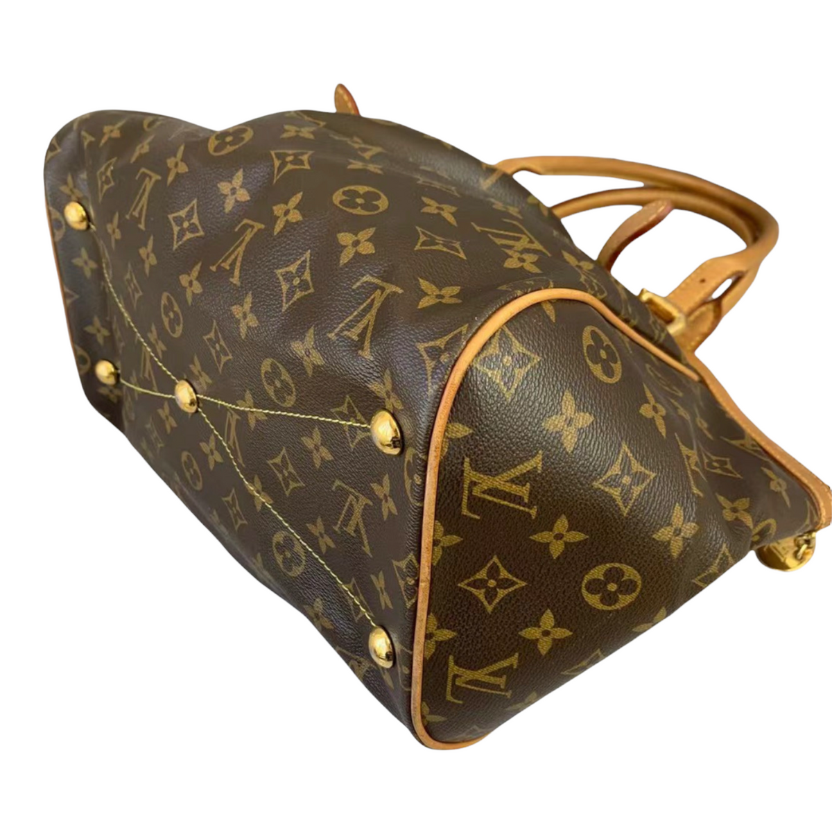 Louis-Vuitton Monogram Tivoli GM Canvas Brown GHW