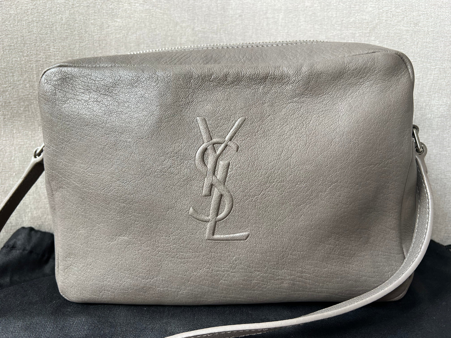 Yves Saint Laurent (YSL) Grey Camera Bag