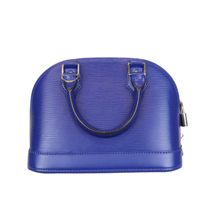 Louis-Vuitton Alma BB Epi Blue SHW