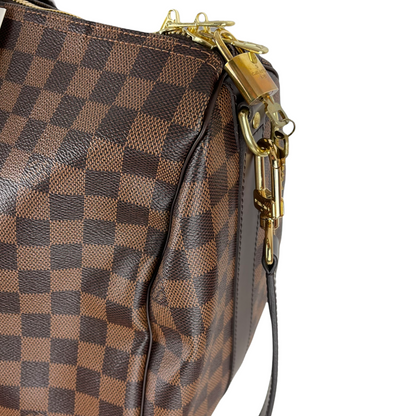 Louis-Vuitton Damier Ebene Canvas Keepall Bandoulière 45 GHW