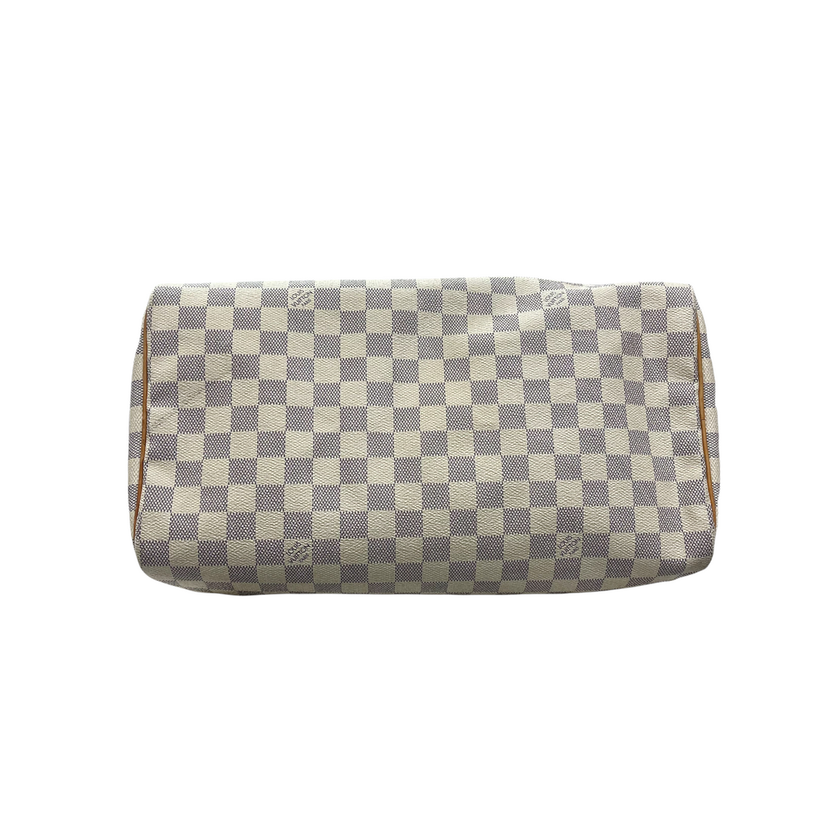 Louis-Vuitton Damier Azur Speedy 35 White GHW