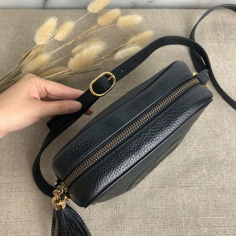 Gucci Soho small leather disco bag in black