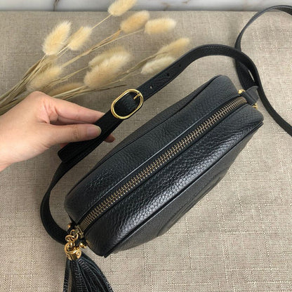 Gucci Soho small leather disco bag in black