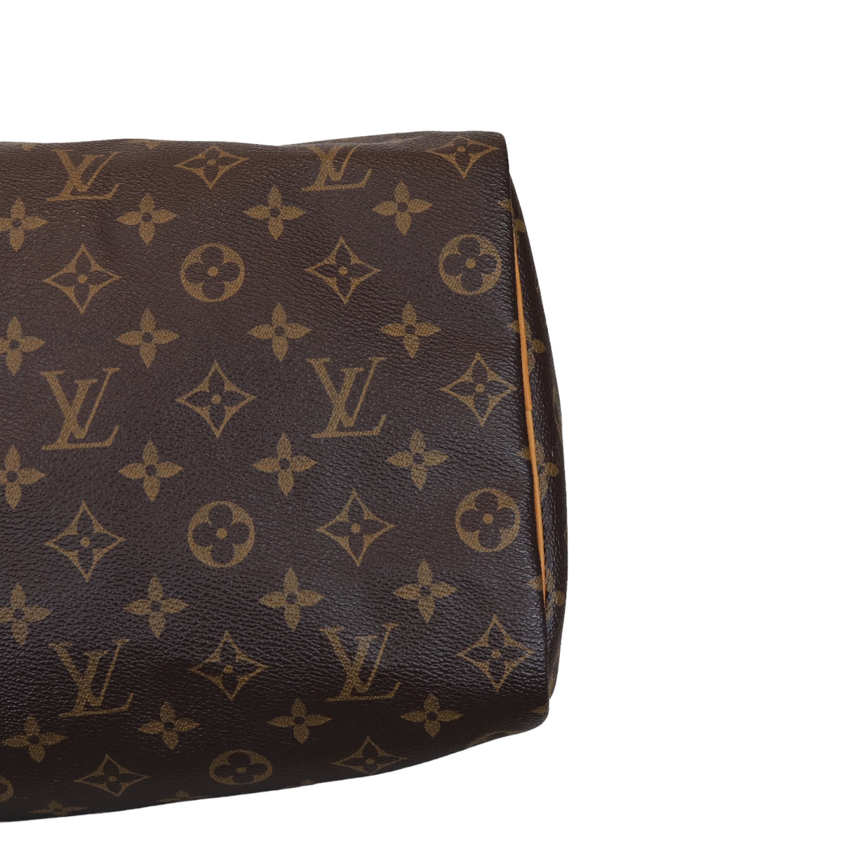 Louis-Vuitton Monogram Speedy 35 Brown GHW
