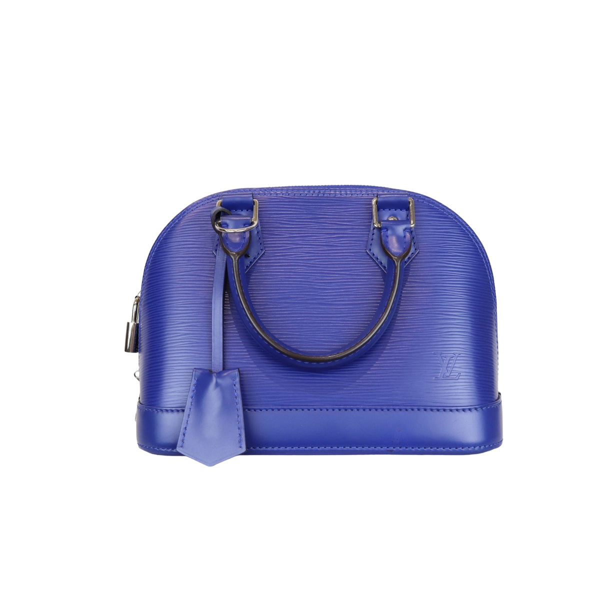 Louis-Vuitton Alma BB Epi Blue SHW