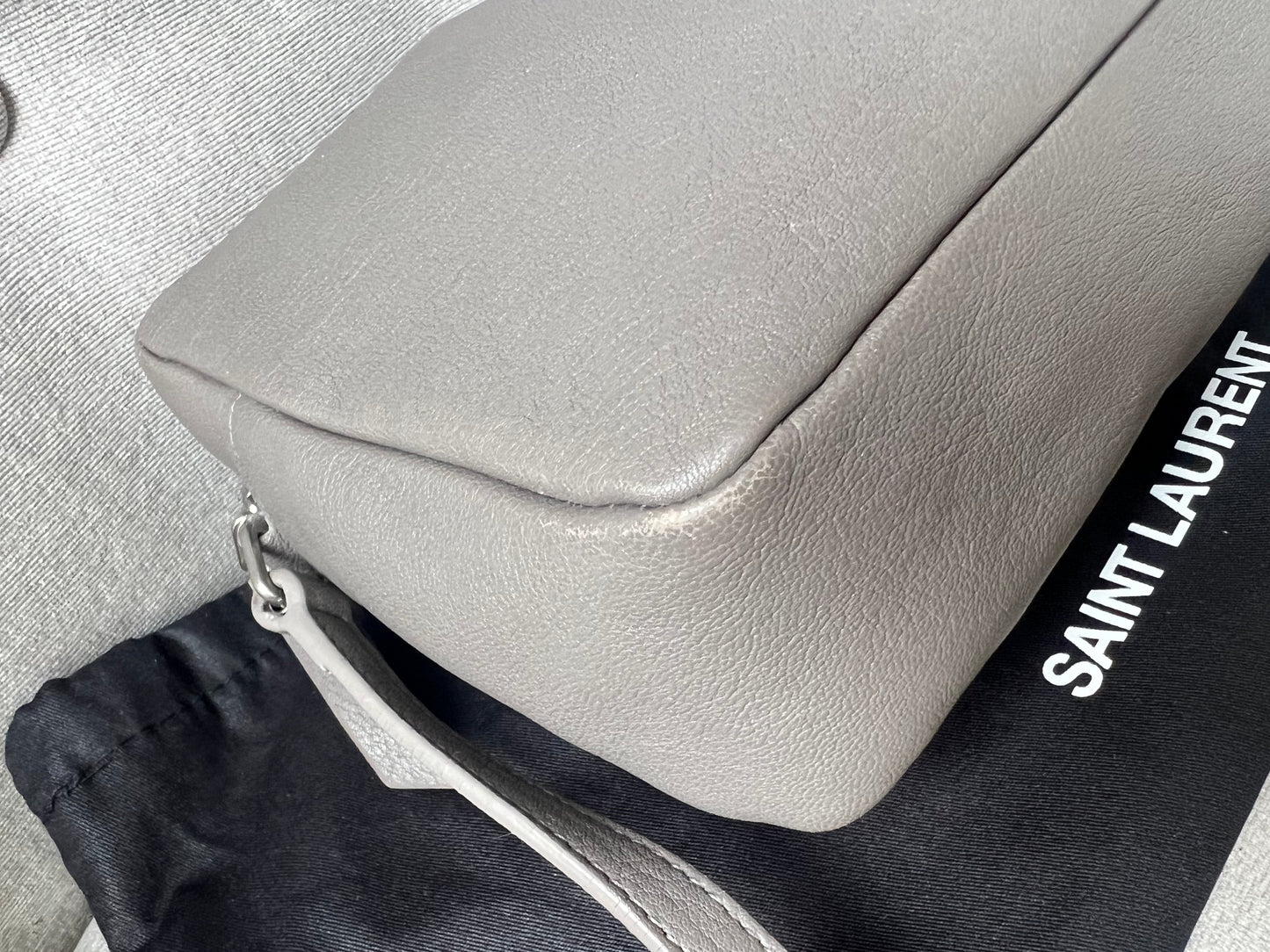 Yves Saint Laurent (YSL) Grey Camera Bag