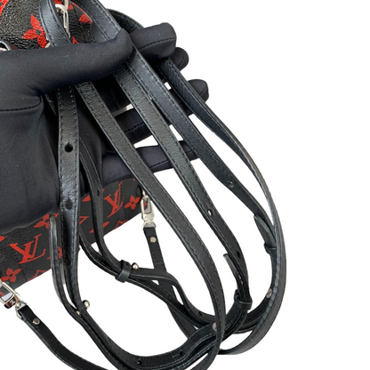 Louis-Vuitton Mini Palm Springs Infrarouge Canvas GHW