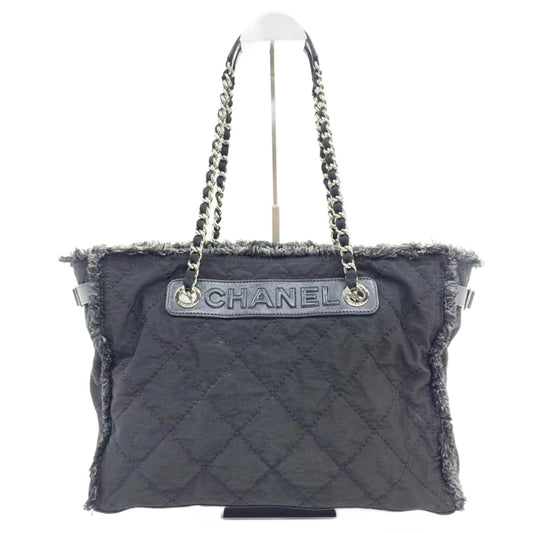Chanel CC Shopping Tote Medium Blue