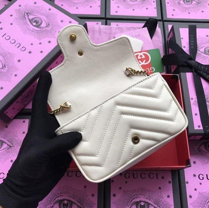 Gucci Marmont Small Matelassé Shoulder Bag