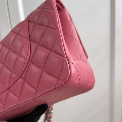 Classic Double Flap Medium Bag Pink SHW