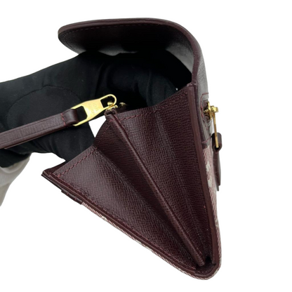 Louis-Vuitton Mini lin long Wallet