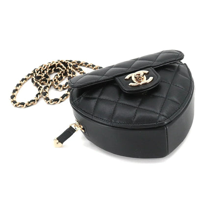 Chanel Mini black Heart Bag