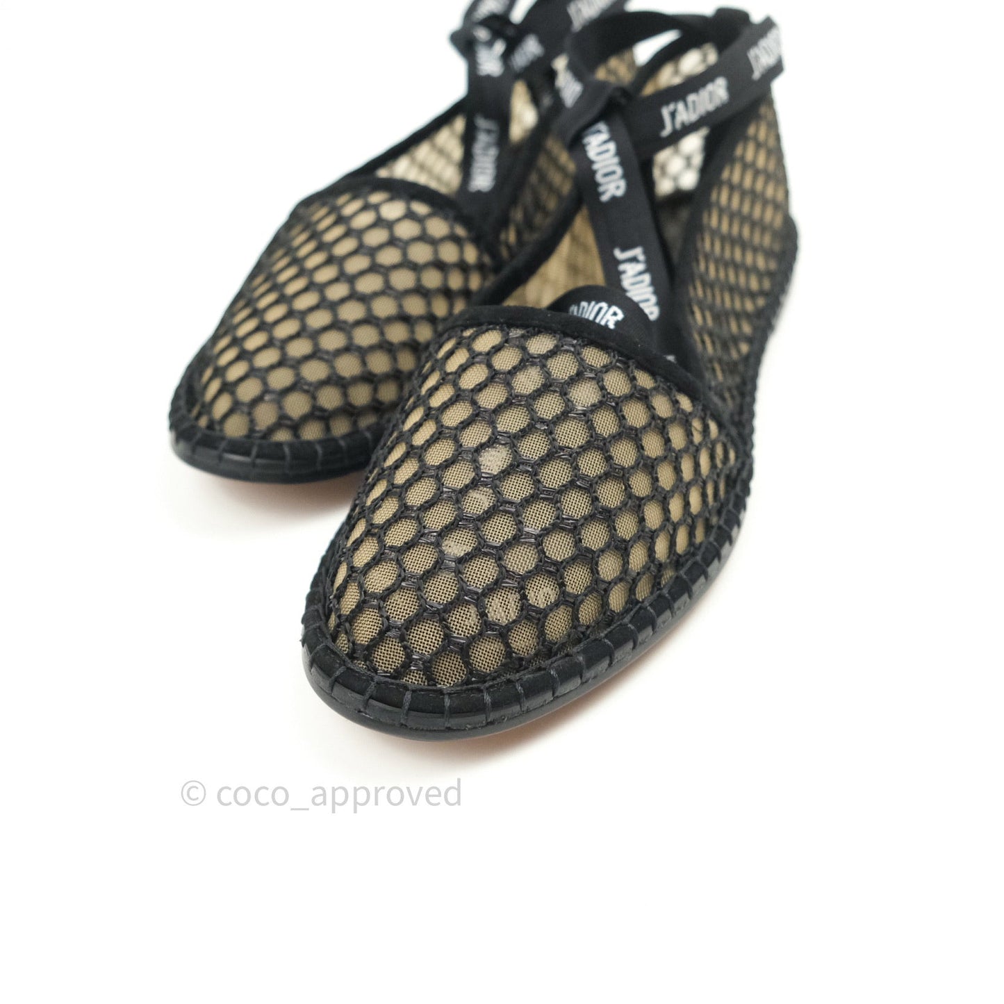 Christian Dior Nicely-D Lace-Up Espadrilles Size 39