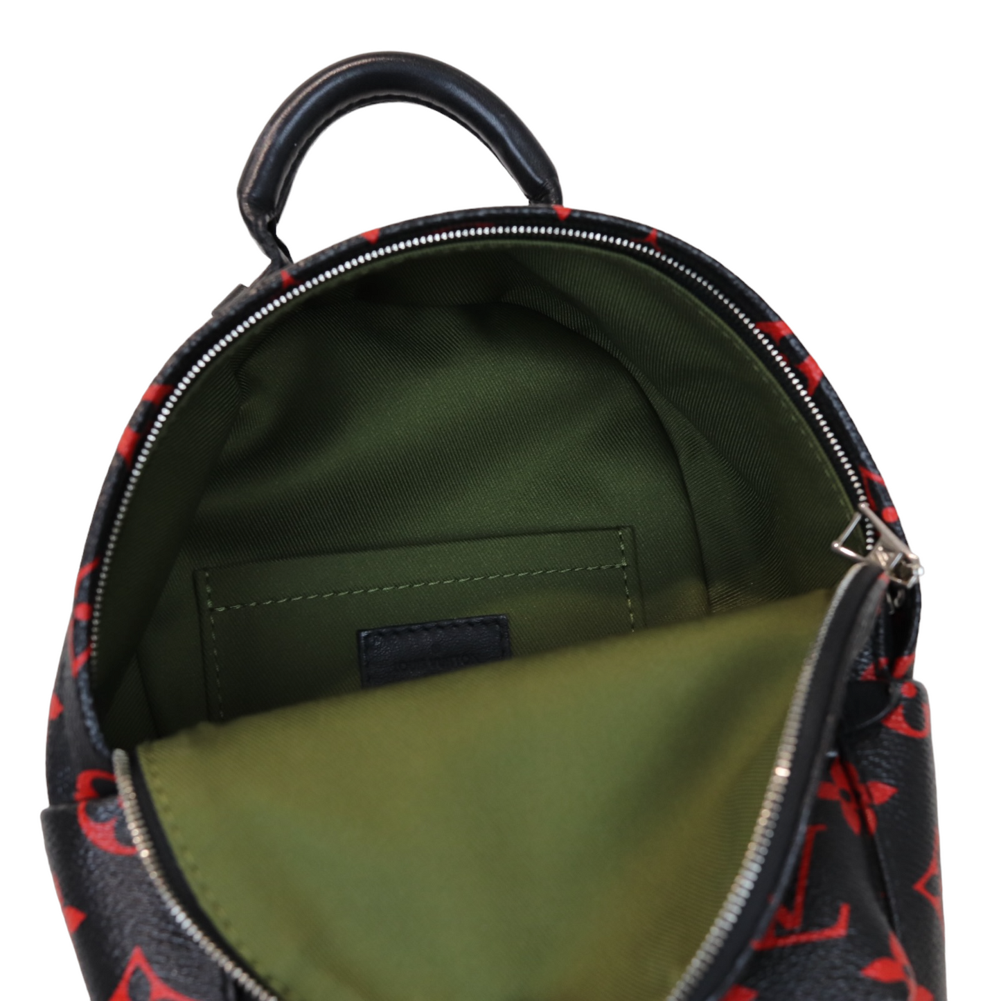 Louis-Vuitton Mini Palm Springs Infrarouge Canvas GHW