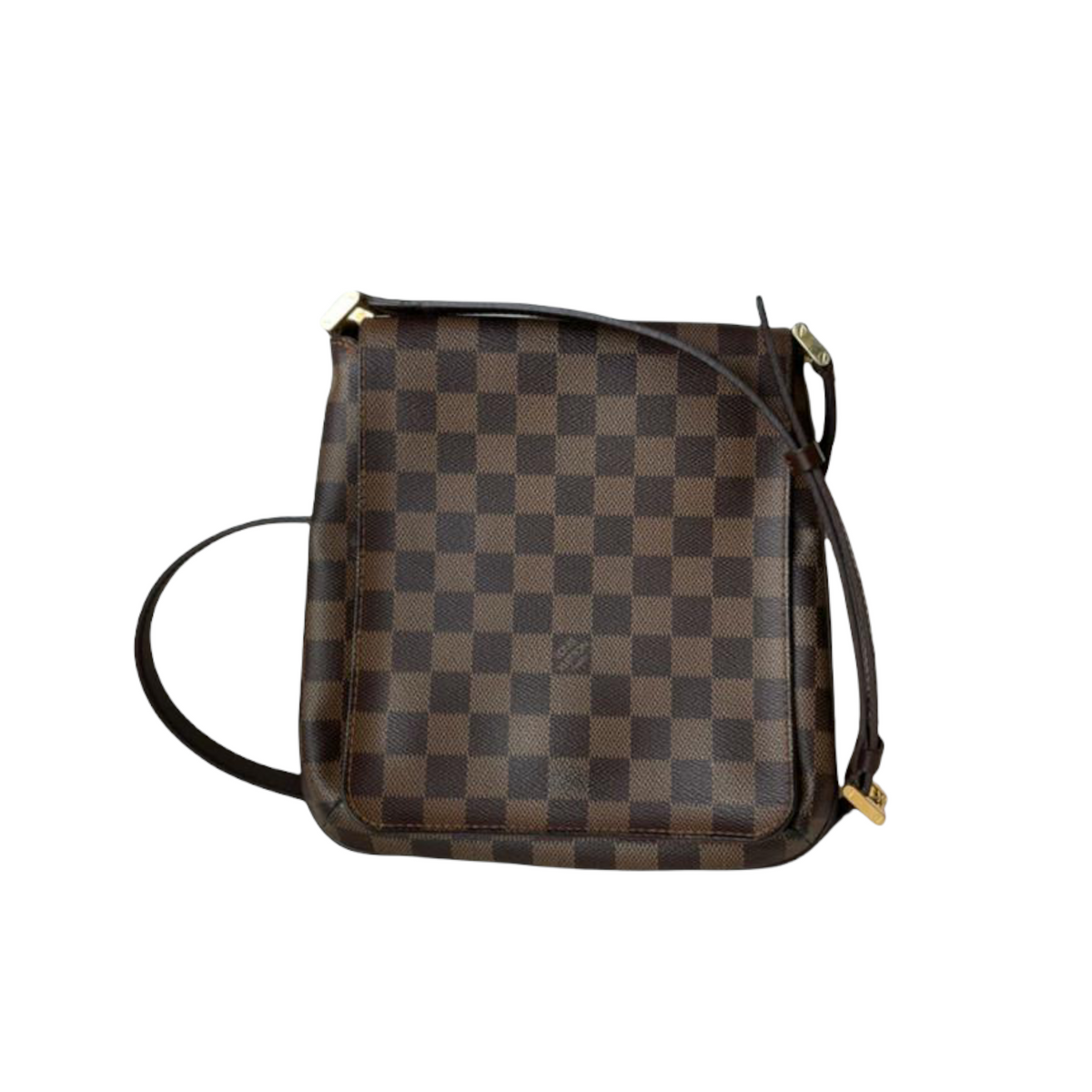 Louis-Vuitton Damier Ebene Musette Salsa Brown