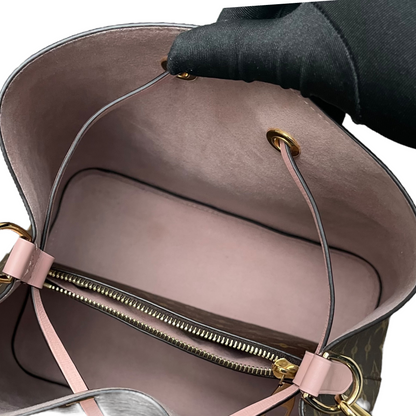Louis-Vuitton Monogram NeoNoe MM Pink Interior GHW
