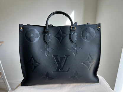 Louis Vuitton On the Go GM Black Empreinte (RRP £2,510)