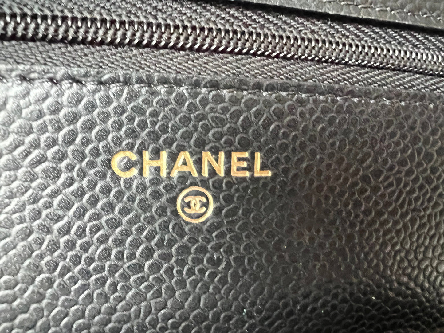 Chanel Black Caviar Wallet on Chain