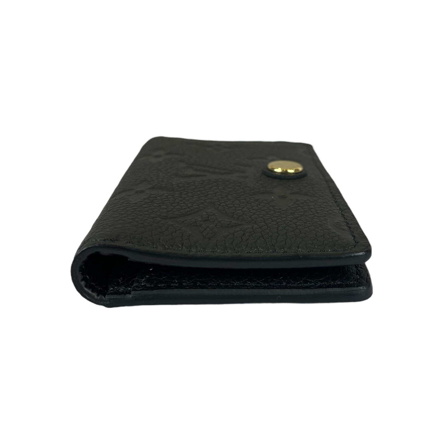 Louis-Vuitton Multicartes Monogram Empreinte Cardholder Black GHW