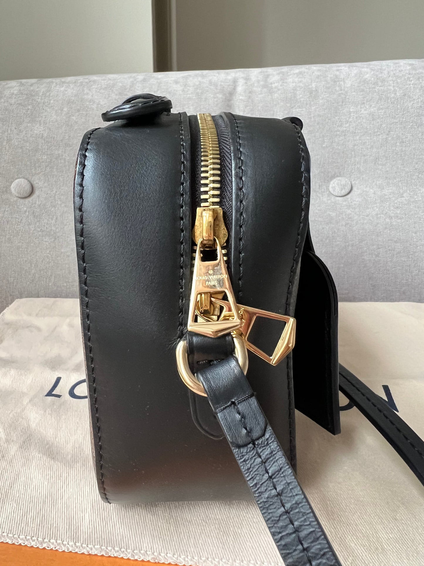 Louis Vuitton Santa Monica Damier Ebene and Black