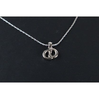 Rank A ｜ Dior Vintage CD Necklace Silver ｜V23071418