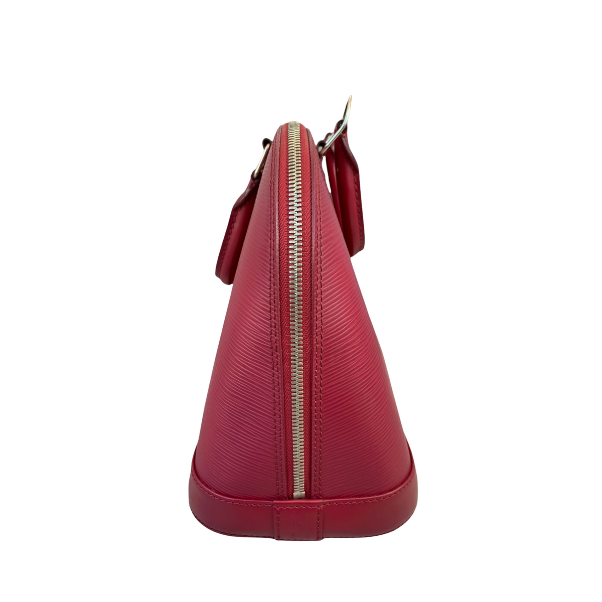 Louis-Vuitton Alma MM Epi Leather Castillan Red GHW