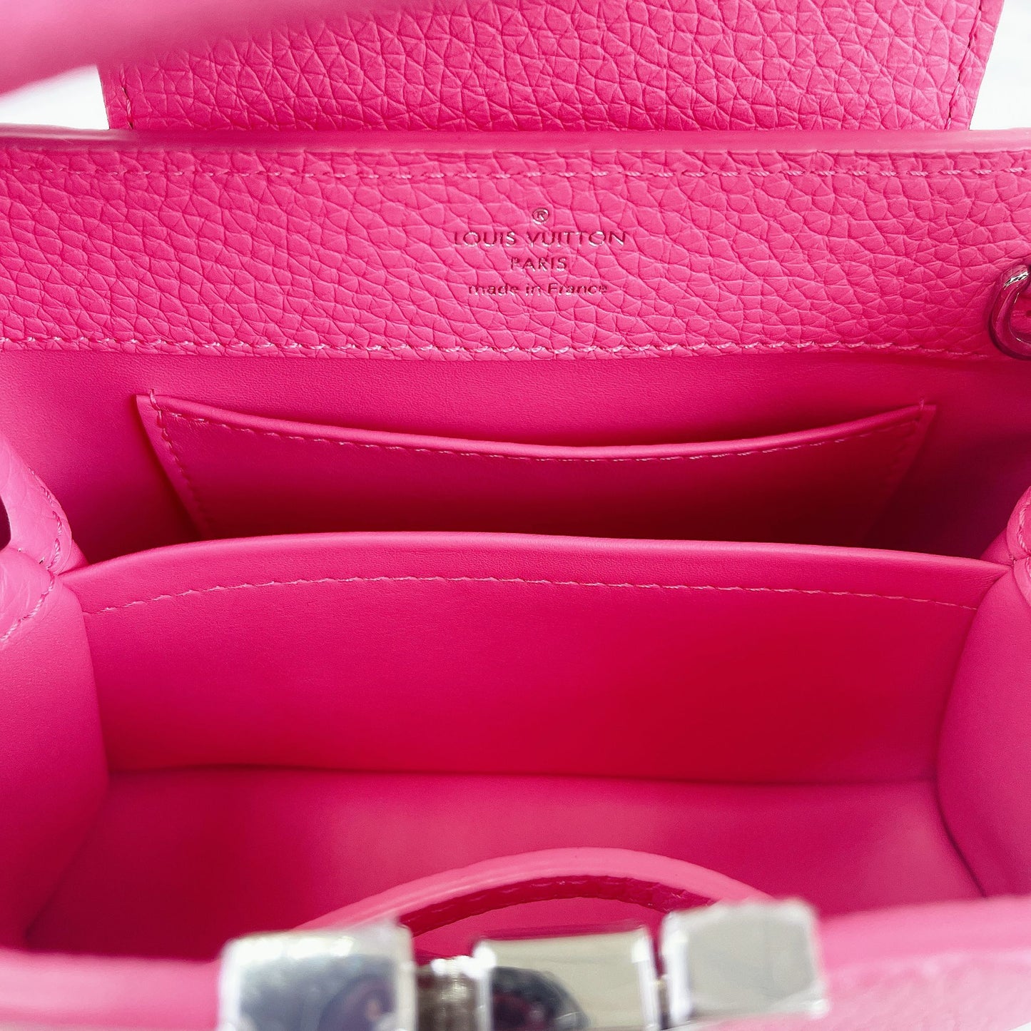 Louis-Vuitton Mini Capucines Pink SHW