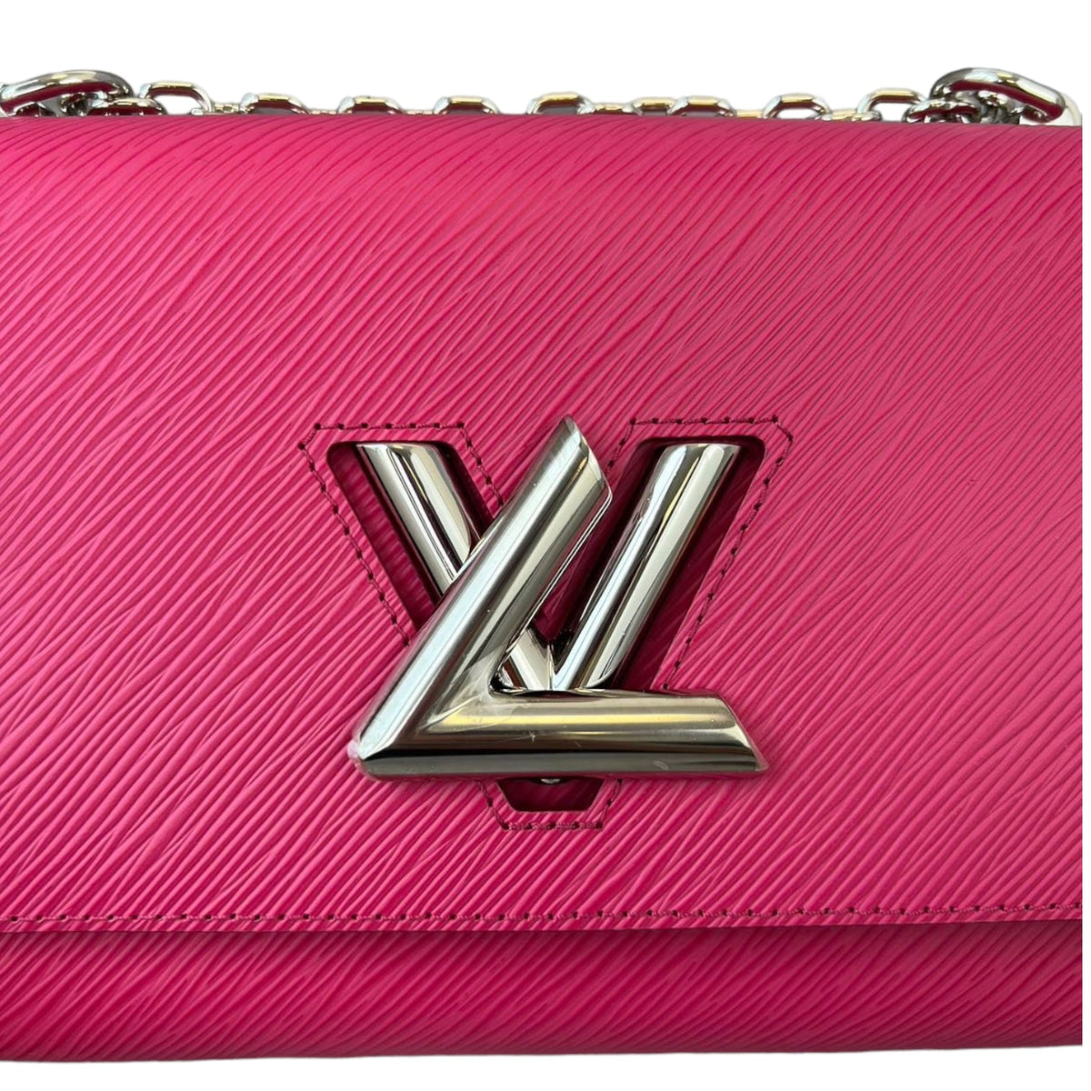 Louis-Vuitton Twist Lock Epi Leather MM Pink GHW