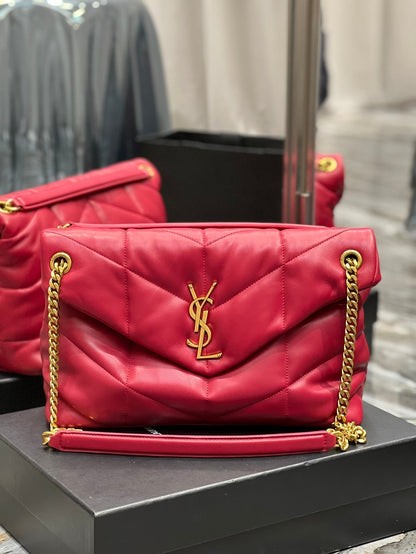 YSL PUFFER MEDIUM Bag IN QUILTED LAMBSKIN