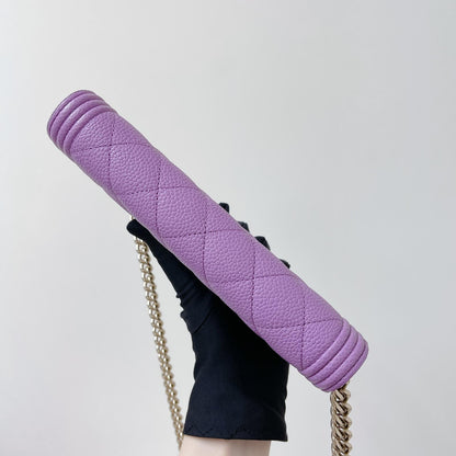 Boy Wallet on Chain Caviar Lilac LGHW