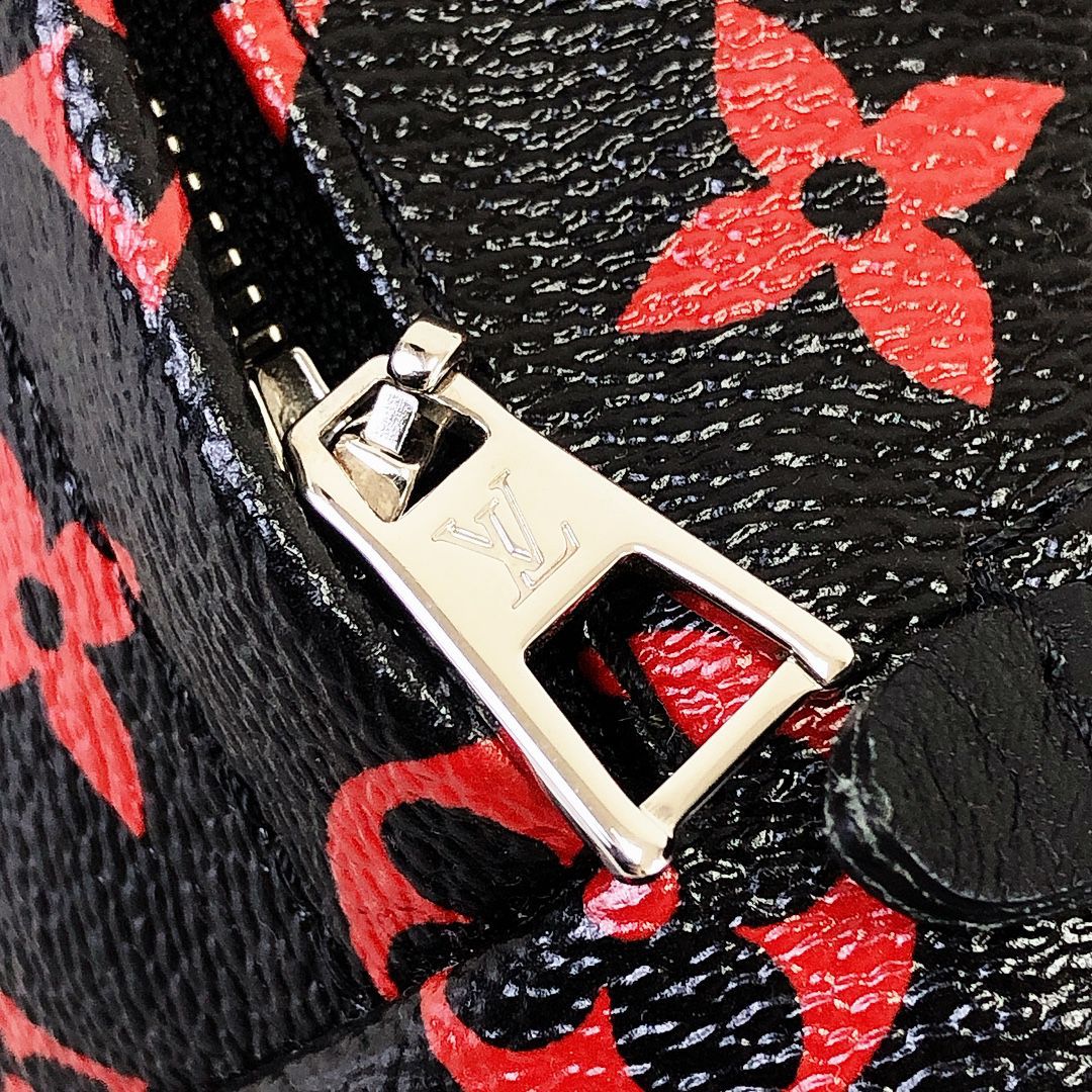 Louis-Vuitton Mini Palm Springs Infrarouge Canvas GHW