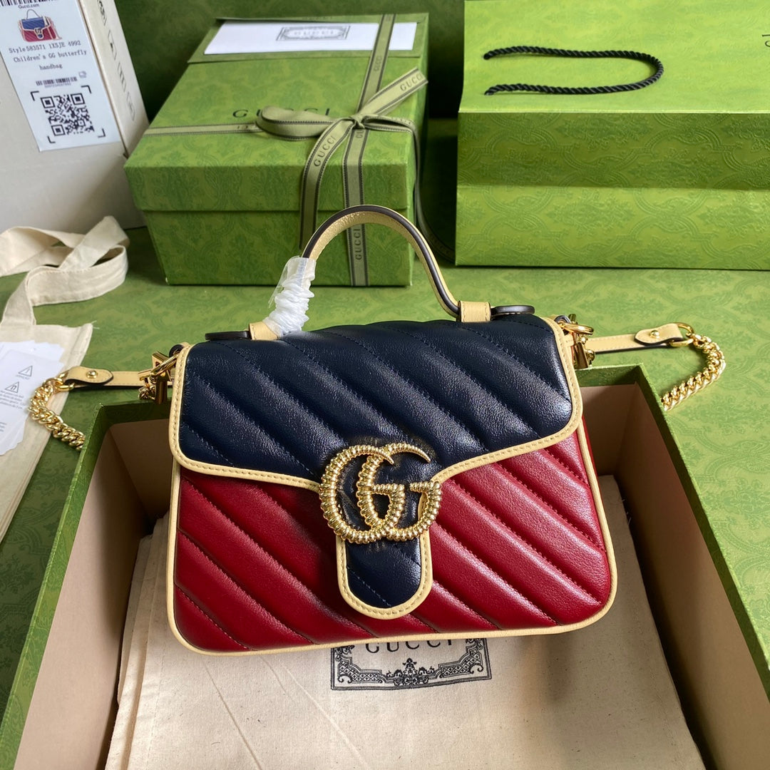 Gucci  Marmont Mini Top Handle Bag