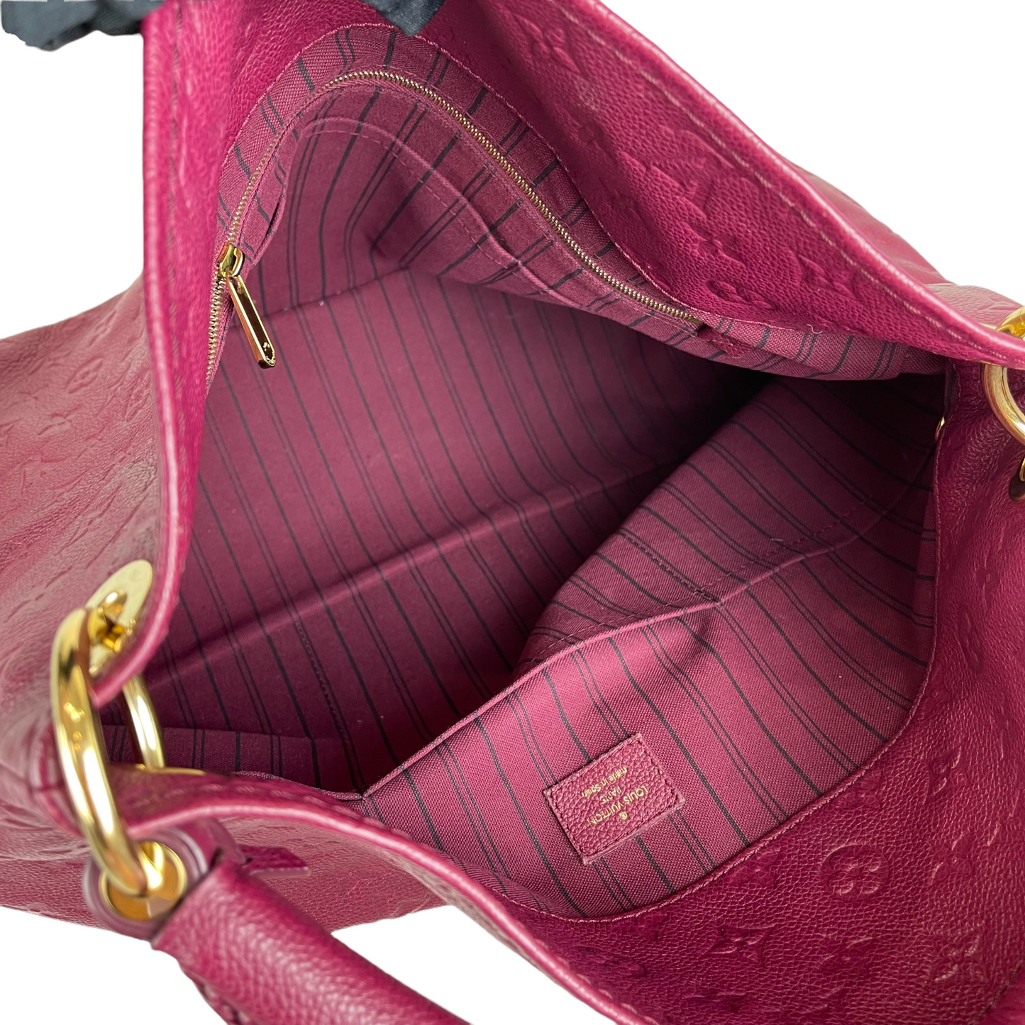 Louis-Vuitton Artsy MM Empreinte Burgundy GHW