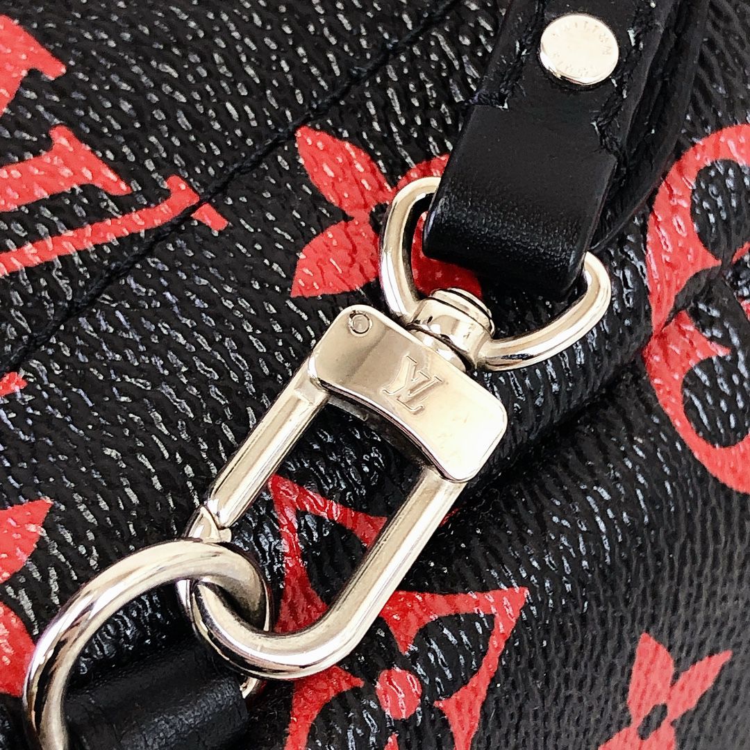 Louis-Vuitton Mini Palm Springs Infrarouge Canvas GHW